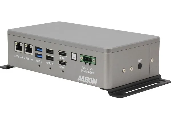 Máy tính nhúng công nghiệp AAEON BOXER-6406-ADN không quạt, vỏ nhôm cánh tản nhiệt