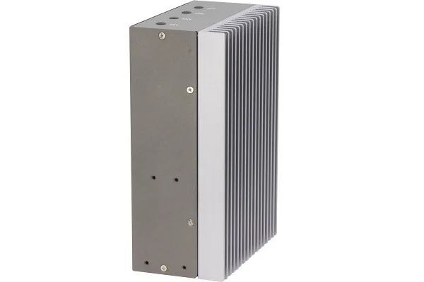 Máy tính công nghiệp AAEON BOXER-6751-ADP đứng dọc nhìn từ cạnh bên