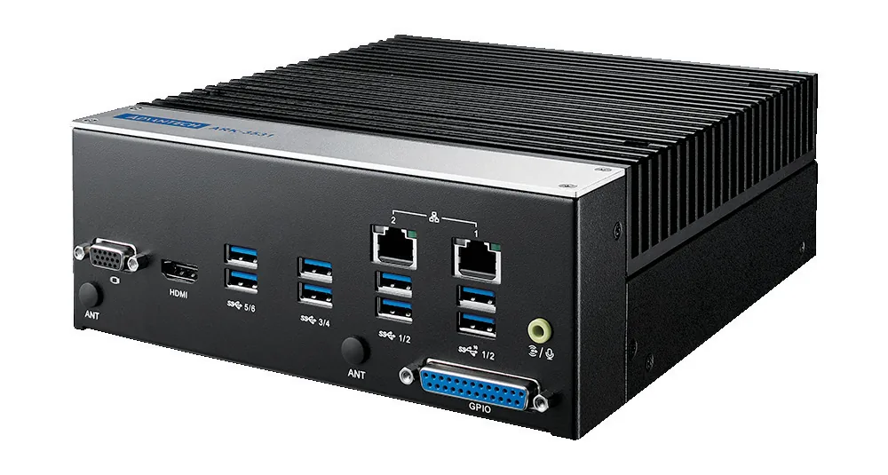 Máy tính công nghiệp không quạt Advantech ARK-3531 vỏ nhôm tản nhiệt bằng thân máy