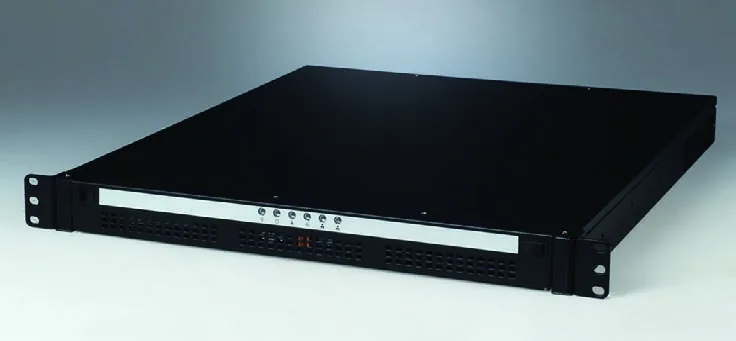 Máy tính công nghiệp rack 1U Advantech ACP-1010 mỏng 44 mm với hai khay ổ cứng SATA