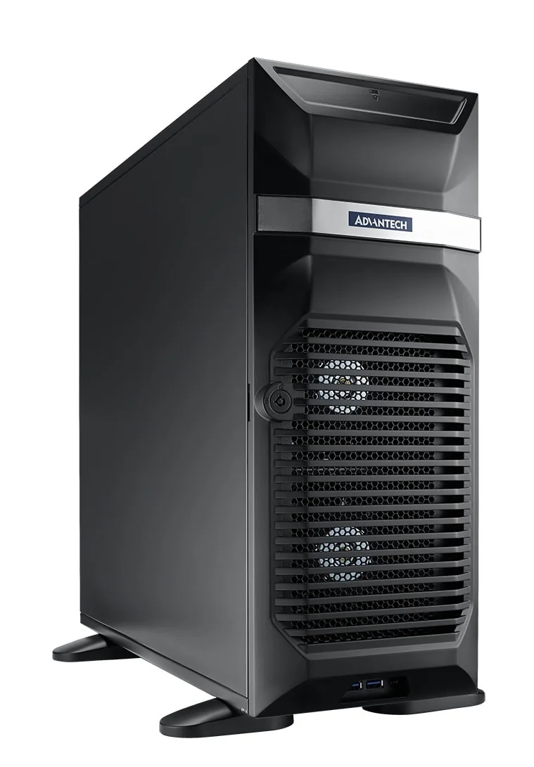 Vỏ máy chủ công nghiệp Advantech HPC-7000 dạng tower cho bo mạch EATX hai CPU