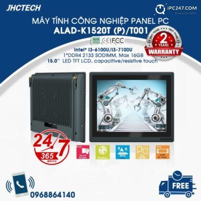 Máy tính cảm ứng công nghiệp ALAD-K1520T(P)/T001 (Core I3-6100U)