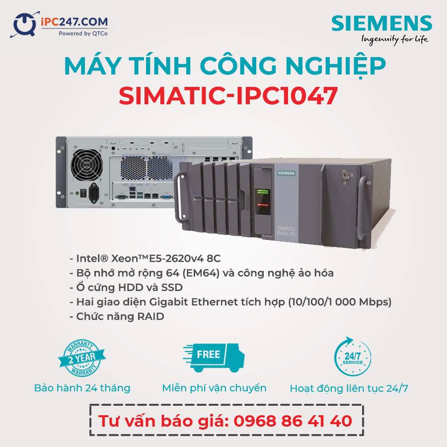Sử dụng máy tính công nghiệp Simatic IPC